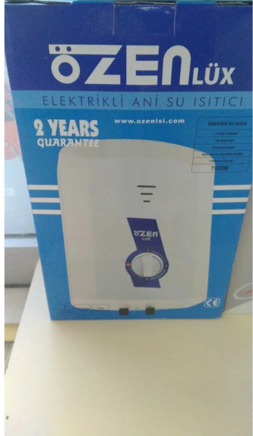 VİATOM Özen Sıcak su şofben Özen lüx şofben Özen lüks sıcak su