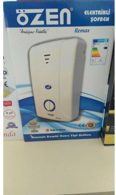 Özen Sıcak su şofben Özen Remax şofben Özen Remax sıcak su