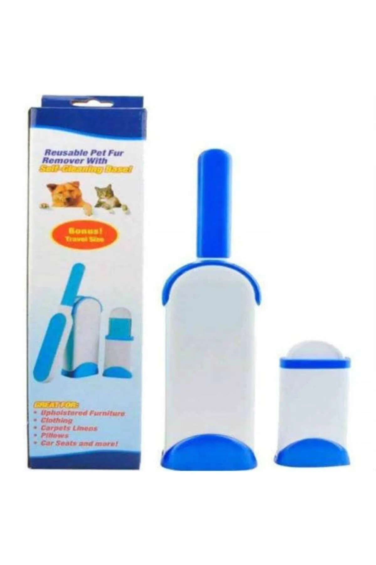 ATS Fur Wizard Kedi Köpek Tüy Toplayıcı Temizleyici Kıl Tüy Toz