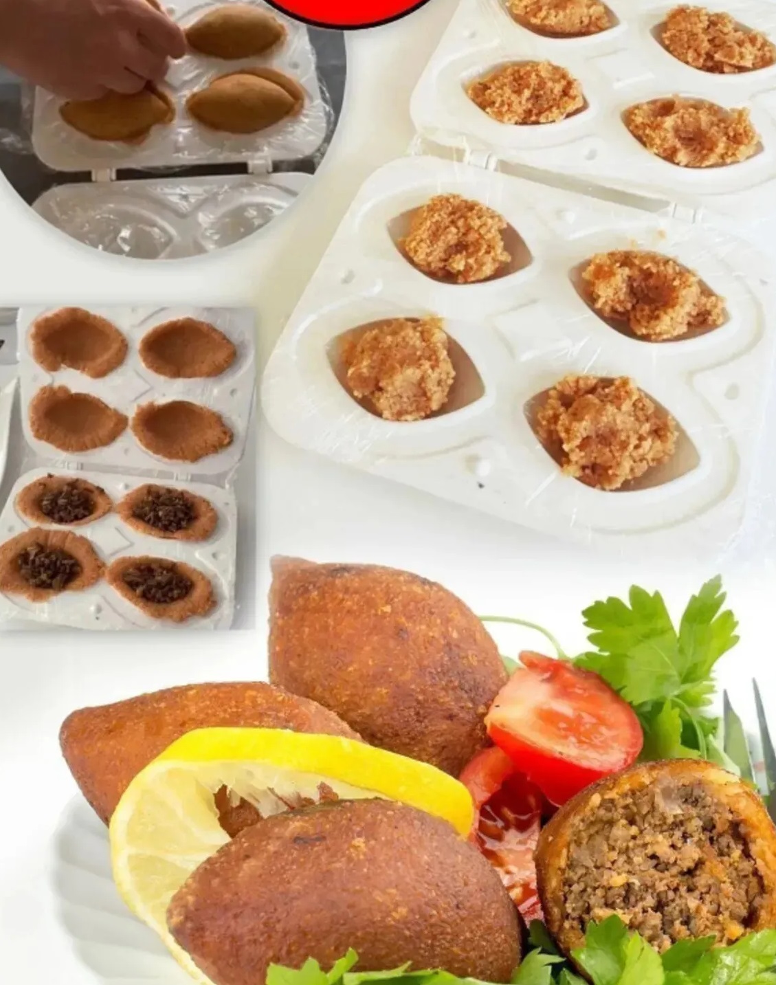 ViATOM Pratik içli Köfte yapma Aparatı 4'lü