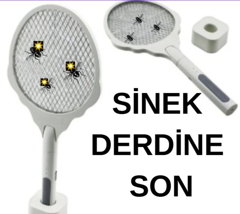 ViATOM SİNEK ÖLDÜRÜCÜ USB TO TYPE-C ŞARJLI SİNEK ÖLDÜRÜCÜ RAKET AYAK APARATLI